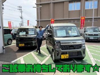 エブリイワゴンの試乗車が届きました！